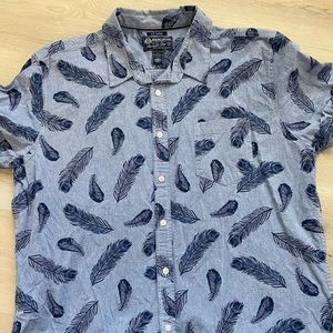 American Rag Feathers Button Up Shirt